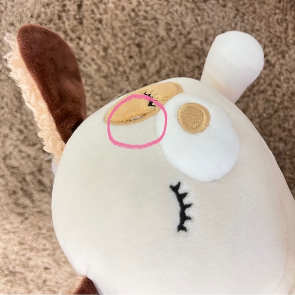 Squishmallow Laying Hugmee Harrison the Puppy Dog 8" NWT ***MINOR FLAW - Picture 10 of 11